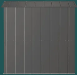 Arrow Metal Sheds-Classic Steel Storage Shed, 6X6, Charcoal