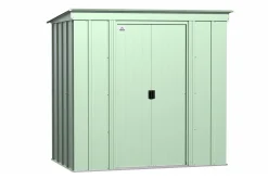 Arrow Garden Sheds|Metal Sheds-Classic Steel Storage Shed, Sage Green