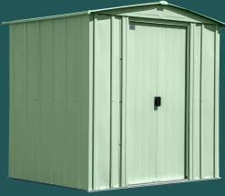 Arrow Garden Sheds|Metal Sheds-Classic Steel Storage Shed, Sage Green