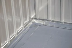 Cover-It Metal Sheds-Arrow 8x6 ft. Grey Metal Shed