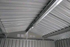 Cover-It Metal Sheds-Arrow 8x6 ft. Grey Metal Shed