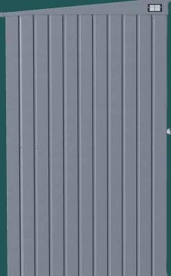 Arrow Metal Sheds-Elite 10 x 4 x 6 ft Anthracite Steel Storage Shed