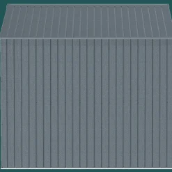 Arrow Metal Sheds-Elite 10 x 8 x 8 ft Anthracite Steel Storage Shed