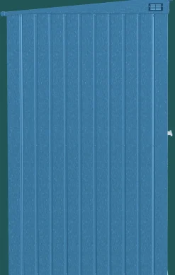 Arrow Metal Sheds-Elite 8 x 4 x 6 ft Blue Grey Steel Storage Shed