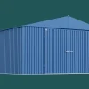 Arrow Metal Sheds-Elite 14 x 14 x 8 ft Blue Grey Steel Storage Shed