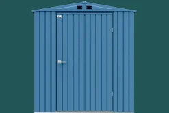 Arrow Metal Sheds-Elite 6 x 6 x 7 ft Blue Grey Steel Storage Shed