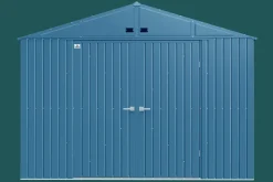 Arrow Metal Sheds-Elite 10 x 14 x 8 ft Blue Grey Steel Storage Shed