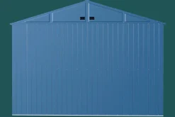 Arrow Metal Sheds-Elite 10 x 14 x 8 ft Blue Grey Steel Storage Shed