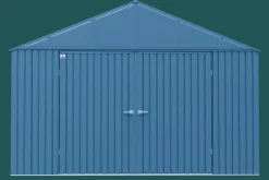 Arrow Metal Sheds-Elite 12 x 14 x 8 ft Blue Grey Steel Storage Shed