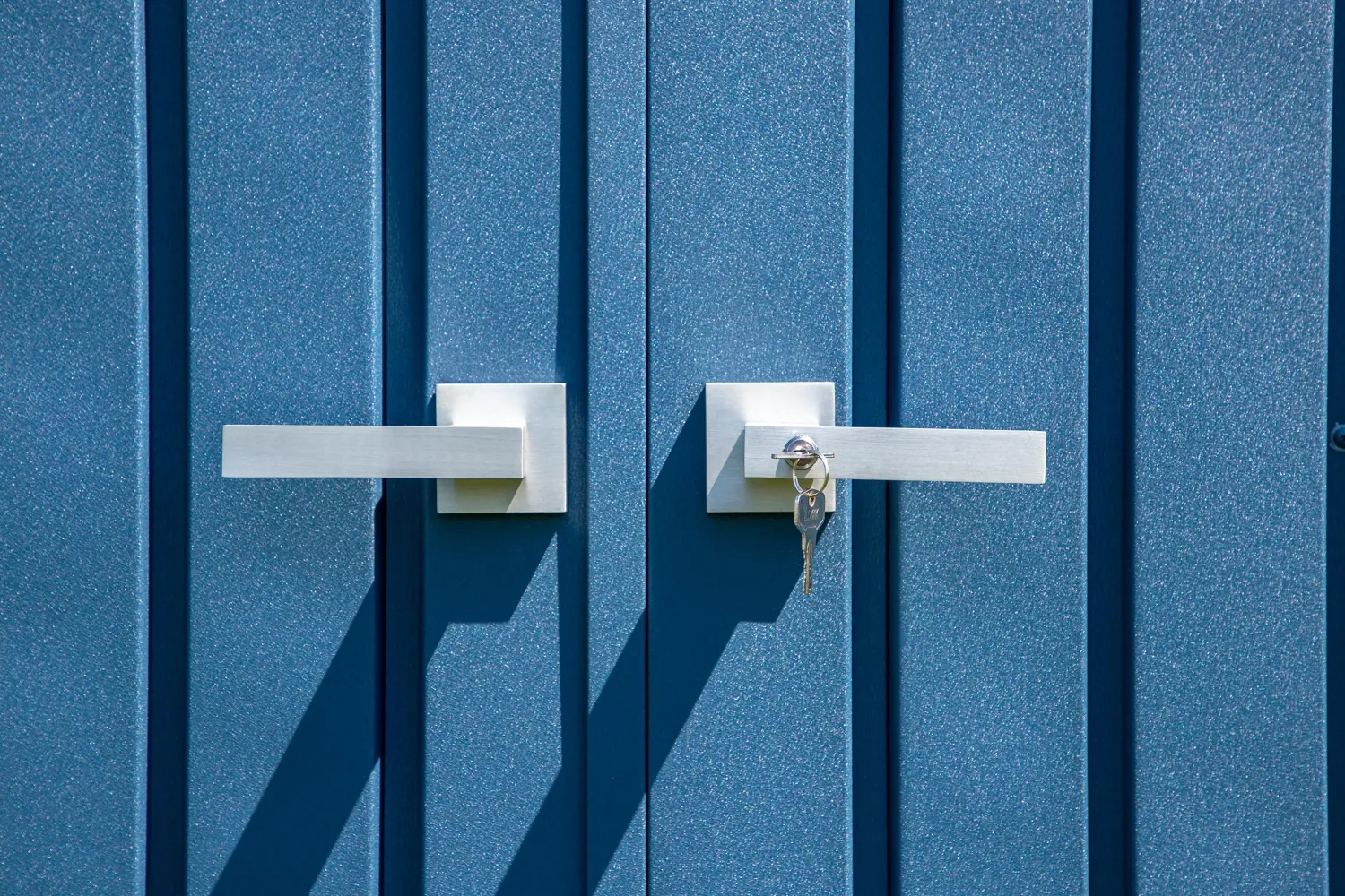 Arrow Metal Sheds-Elite 10 x 4 x 6 ft Blue Grey Steel Storage Shed