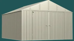 Arrow Metal Sheds-Elite 12 x 14 x 8 ft Cool Grey Steel Storage Shed