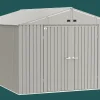Arrow Metal Sheds-Elite 10 x 14 x 8 ft Cool Grey Steel Storage Shed
