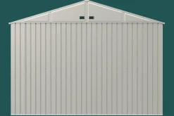 Arrow Metal Sheds-Elite 10 x 14 x 8 ft Cool Grey Steel Storage Shed