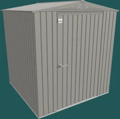 Arrow Metal Sheds-Elite 6 x 6 x 7 ft Cool Grey Steel Storage Shed