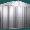Arrow Metal Sheds-Elite 10 x 8 x 8 ft Galvalume Steel Storage Shed