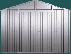 Arrow Metal Sheds-Elite 10 x 8 x 8 ft Galvalume Steel Storage Shed