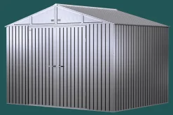 Arrow Metal Sheds-Elite 10 x 8 x 8 ft Galvalume Steel Storage Shed