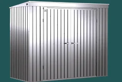 Arrow Metal Sheds-Elite 8 x 4 x 6 ft Galvalume Steel Storage Shed