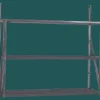 Arrow Shelving Kits-Gray Shelf Kit - Three Tier