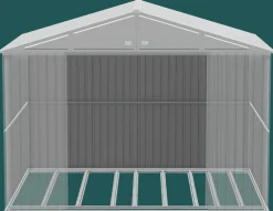 Arrow Floor Frame & Base Kits-Grey Floor Frame Kit for Elite Sheds 10x8 and 10x10 ft.