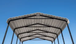 Arrow Semi-Truck-RV Carport 14 ft. x 78 ft. x 14 ft. Charcoal BKP