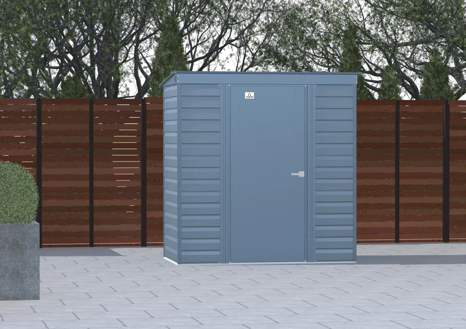 Arrow Metal Sheds-Select 6 x 4 x 6 ft Blue Shed