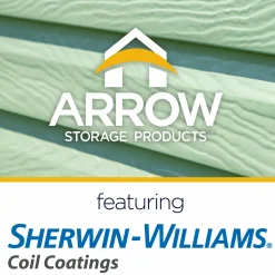 Arrow Metal Sheds-Select 10 x 14 x 8 ft Green Shed