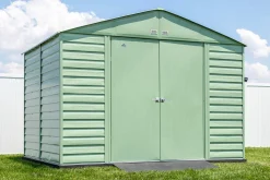Arrow Metal Sheds-Select 10 x 8 x 8 ft Green Shed