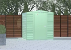 Arrow Metal Sheds-Select 6 x 7 x 7 ft Green Shed