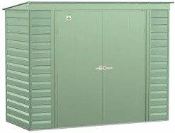 Arrow Metal Sheds-Select 8 x 4 x 6 ft Green Shed