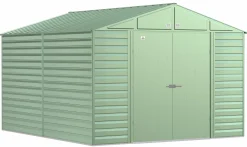 Arrow Metal Sheds-Select 10 x 12 x 8 ft Green Shed