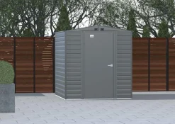 Arrow Metal Sheds-Select 6 x 7 x 7 ft Grey Shed