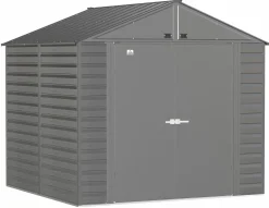 Arrow Metal Sheds-Select 8 x 8 x 8 ft Grey Shed