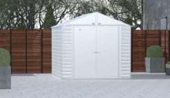 Arrow Metal Sheds-Select 8 x 8 x 8 ft Light Grey Shed
