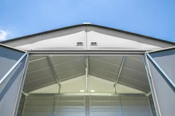 Arrow Metal Sheds-Select 8 x 8 x 8 ft Light Grey Shed