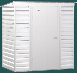 Arrow Metal Sheds-Select 6 x 4 x 6 ft Light Grey Shed