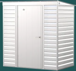 Arrow Metal Sheds-Select 6 x 4 x 6 ft Light Grey Shed