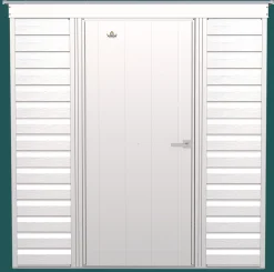 Arrow Metal Sheds-Select 6 x 4 x 6 ft Light Grey Shed