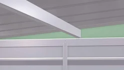 Arrow Garden Sheds|Metal Sheds-Select Steel Storage Shed, Pent, Sage Green