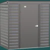 Arrow Metal Sheds-Select Steel Storage Shed, Pent, Charcoal