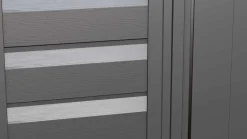 Arrow Metal Sheds-Select Steel Storage Shed, Pent, Charcoal