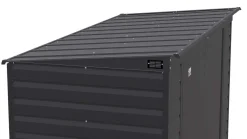 Arrow Metal Sheds-Select Steel Storage Shed, Pent, Charcoal