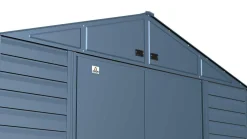 Arrow Metal Sheds-Select Steel Storage Shed, Peak, Blue Grey