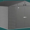 Arrow Metal Sheds-Select Steel Storage Shed, Peak, Charcoal