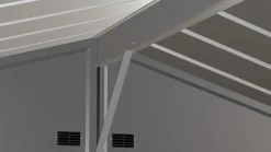 Arrow Metal Sheds-Select Steel Storage Shed, Peak, Charcoal