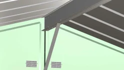 Arrow Garden Sheds|Metal Sheds-Select Steel Storage Shed, Peak, Sage Green