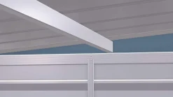 Arrow Metal Sheds-Select Steel Storage Shed, Pent, Blue Grey