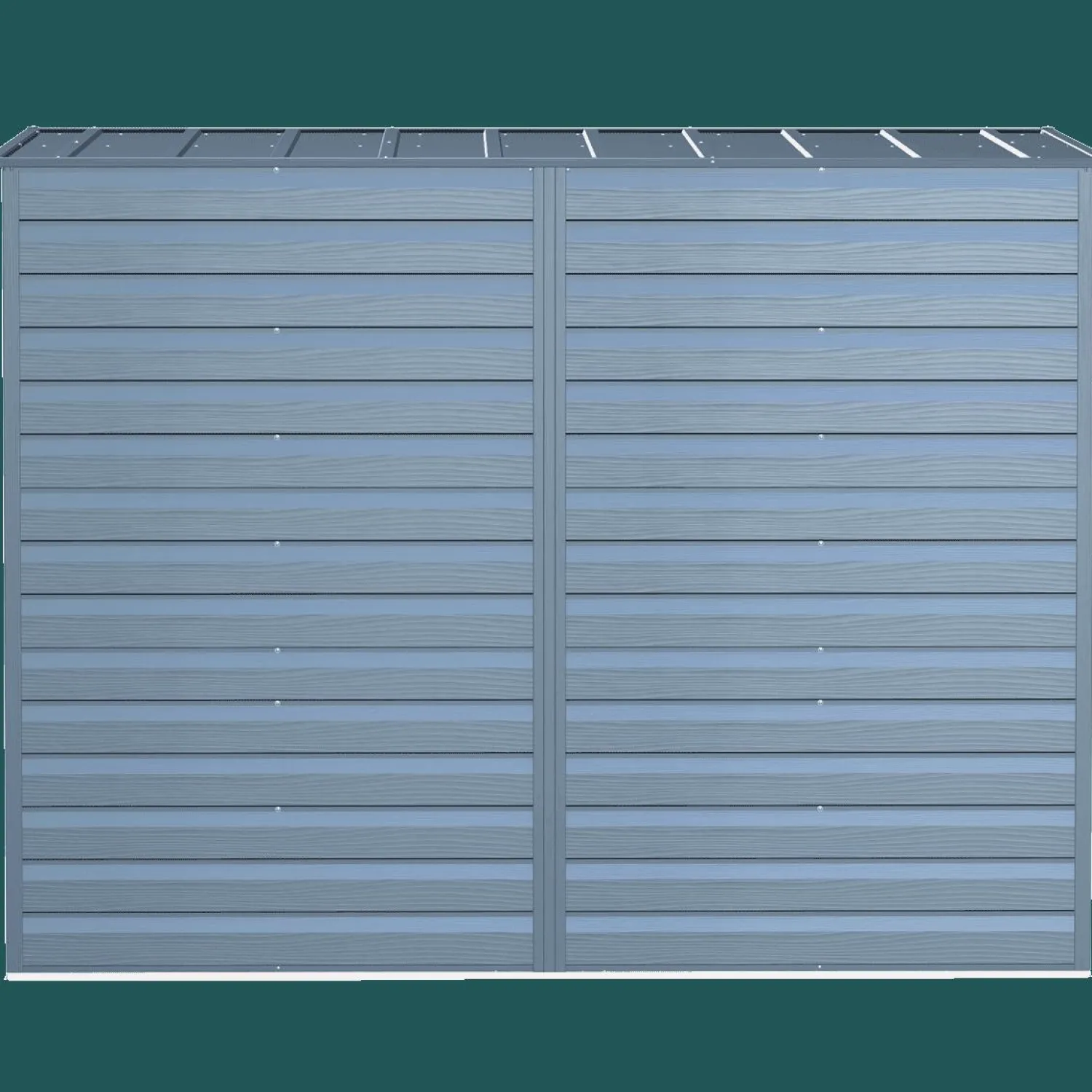 Arrow Metal Sheds-Select Steel Storage Shed, Pent, Blue Grey
