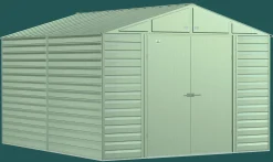 Arrow Metal Sheds-Select Steel Storage Shed, 8x8, Sage Green