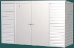 Arrow Metal Sheds-Select Steel Storage Shed, Pent, Flute Grey